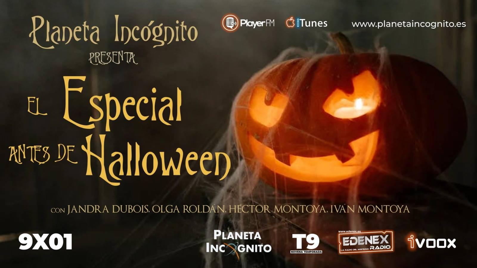 Banner Halloween2022, Misterio y Ciencia en Planeta Incógnito: Revista web y podcast